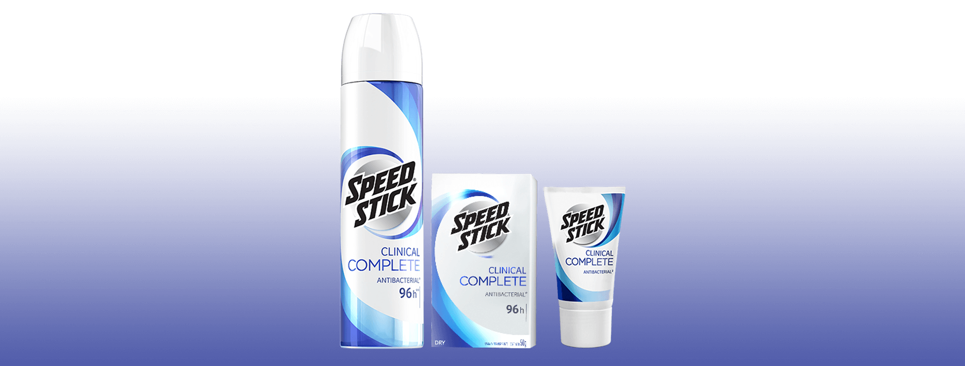 Speed Stick Clinical Footer