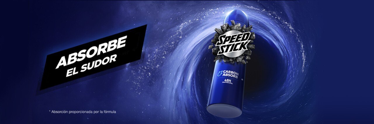 Desodorante antitranspirante Men Speed Stick Carbon Absorb