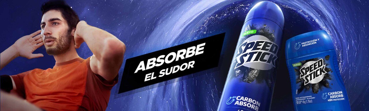 Desodorante Speed Stick Carbon Absorb
